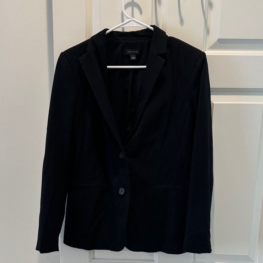 Ann Taylor Elegant Black Blazer